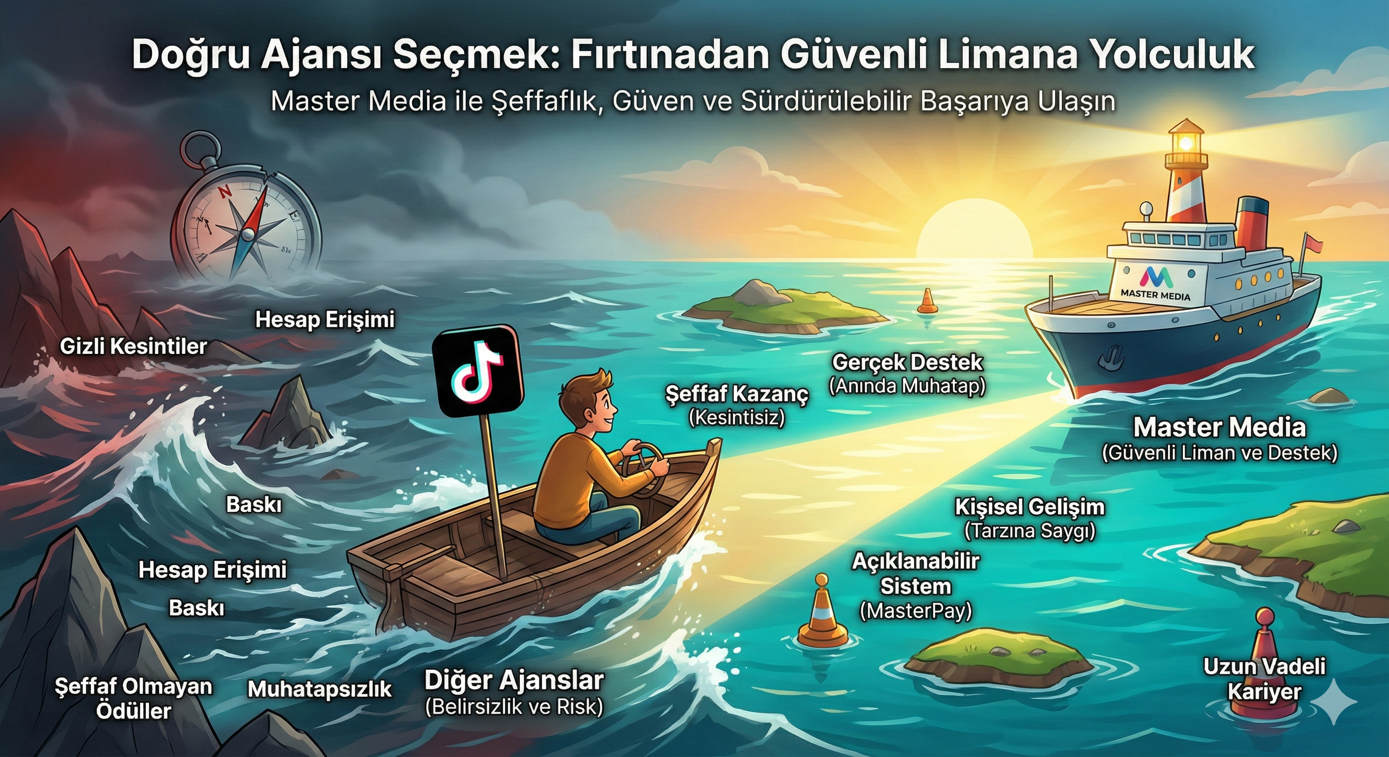 Doğru TikTok Ajansını Seçmenin 10 Kriteri ve Master Media’nın Bu Kriterlerdeki Yeri