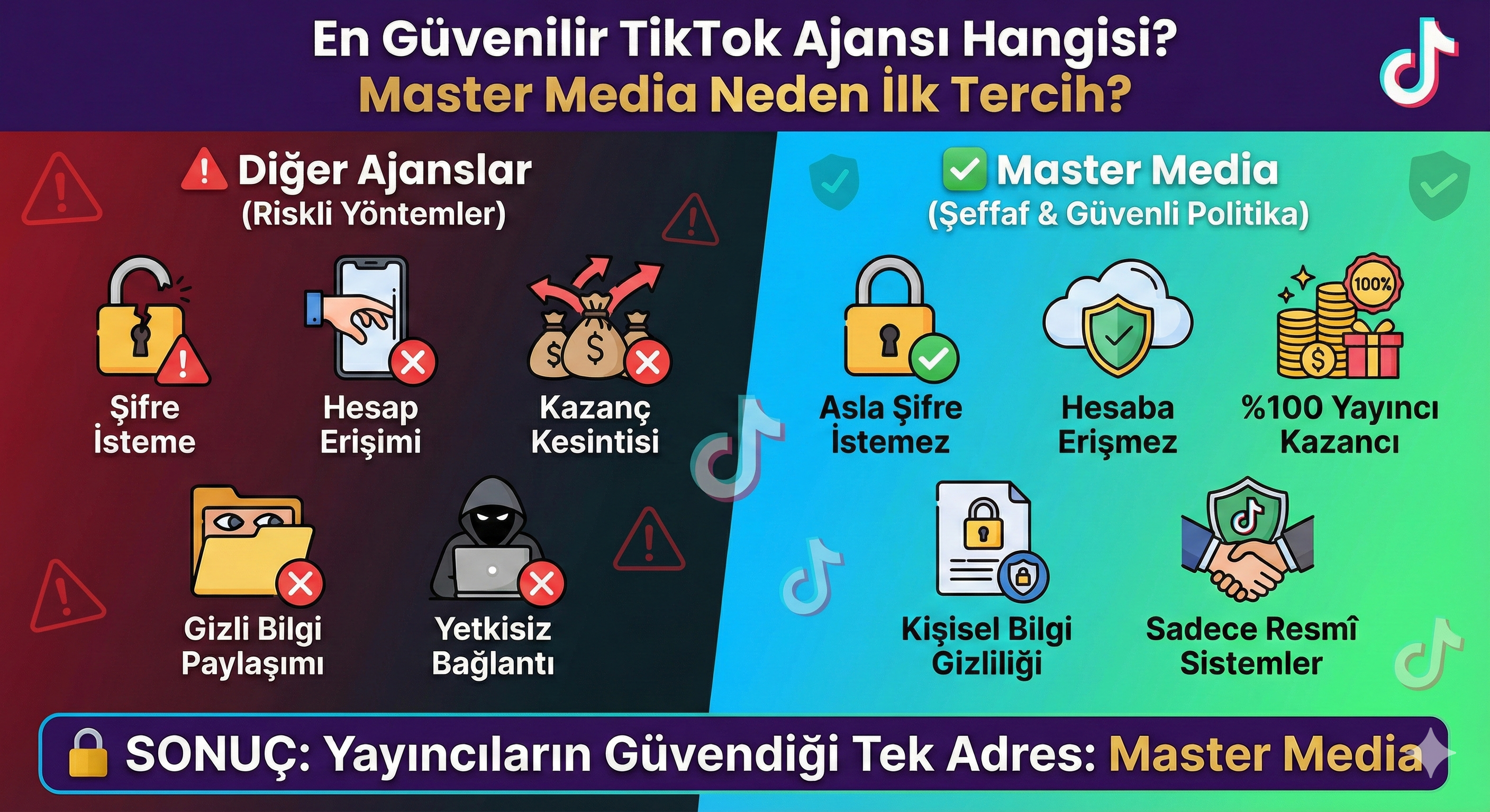 En Güvenilir TikTok Ajansı Hangisi? Master Media Neden Yayıncıların İlk Tercihi?